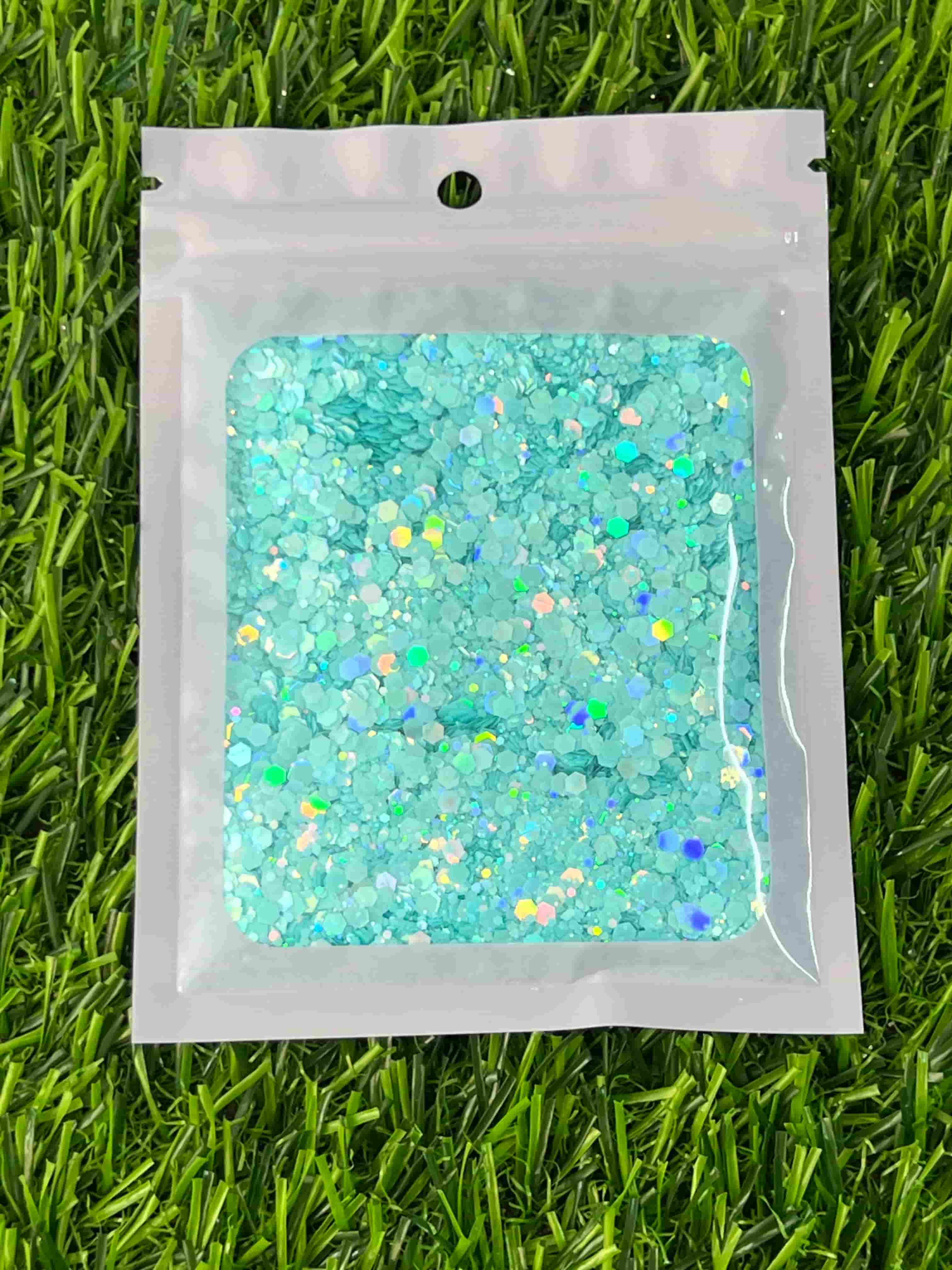 Glitter Chunky 20g Wld04 Azul Pastel 