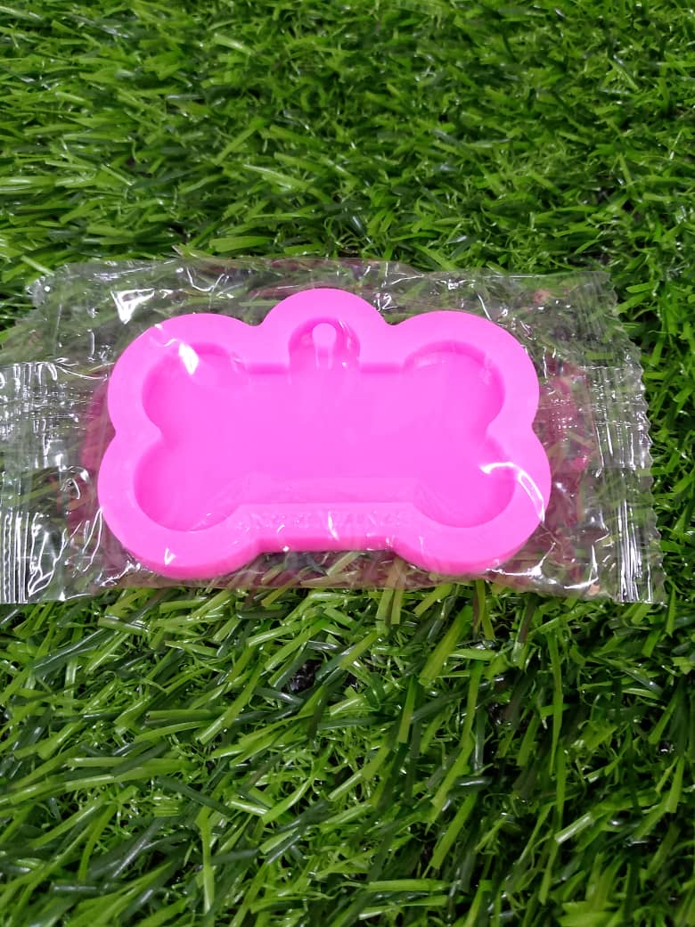 Molde Huesito Grande Molde Rosado