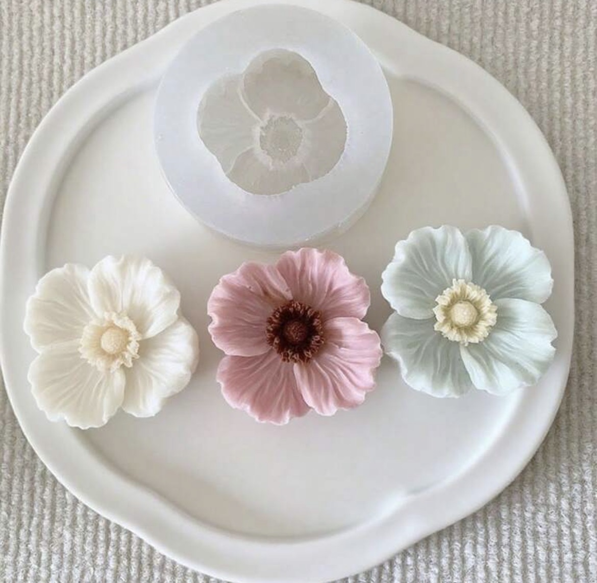 Molde Flor Amapola