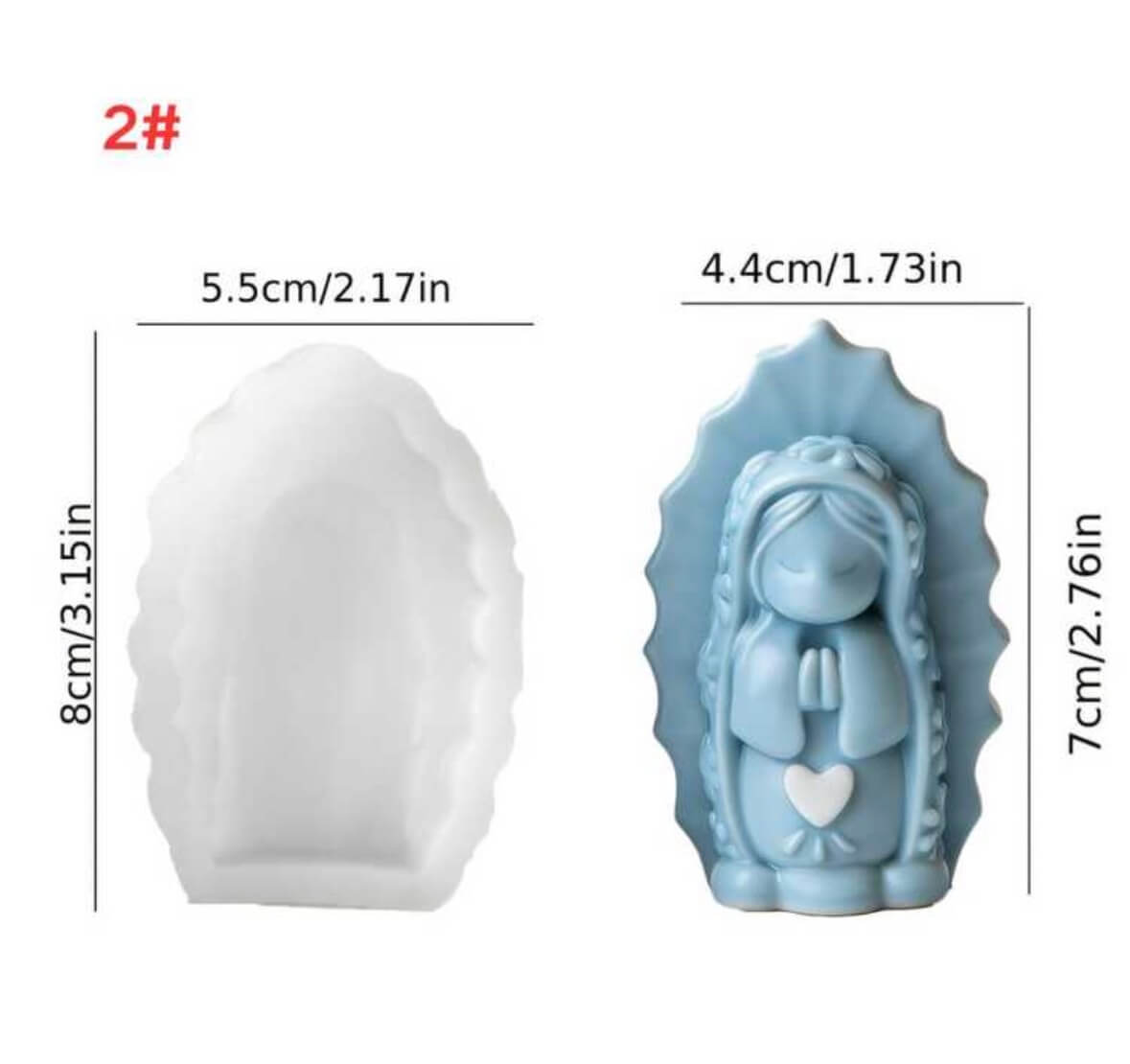 Molde Vrgen De Guadalupe 3d