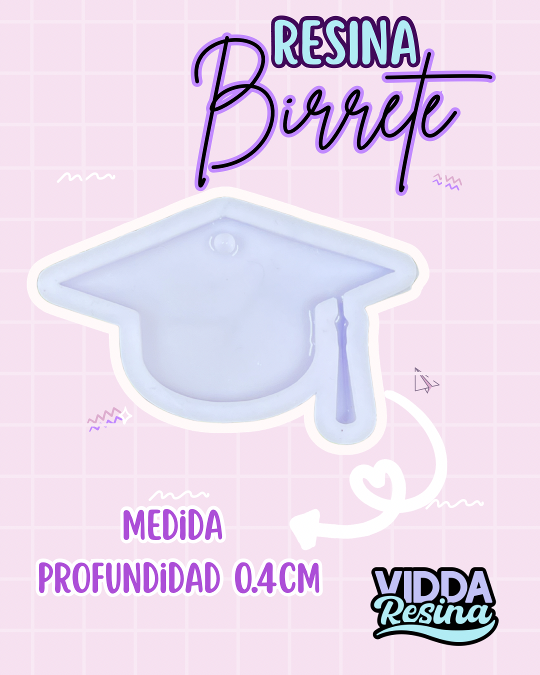 Molde Birrete Mres